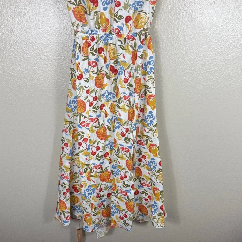 Reformation Anneliese Linen Dress in Fruit Cocktail - Picture 7 of 13